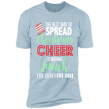 Spread Christmas Cheer Lunch Family Xmas Gift Ls - Premium Short Sleeve T-Shirt