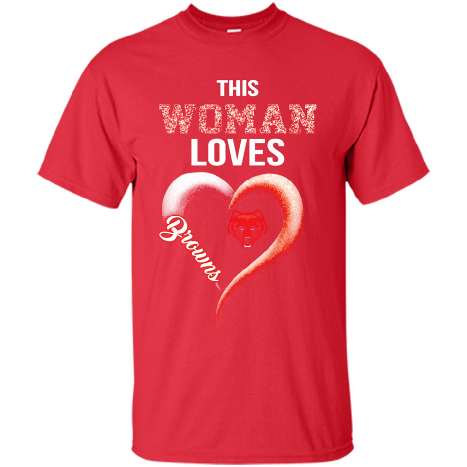This Woman love Browns NFL football team - Shirt