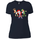 Dabbing Santa - Ladies' Boyfriend T-Shirt