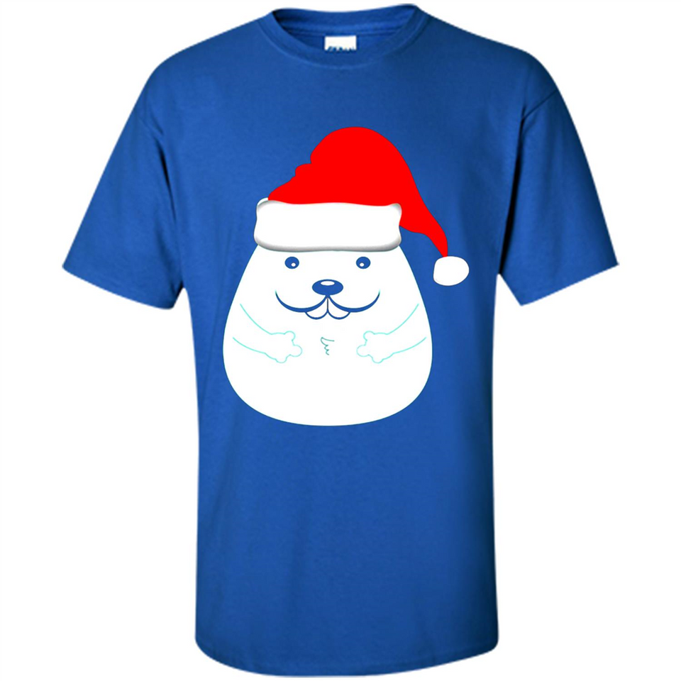 Funny Hamster Christmas t-shirt Santa Hat - Shirt