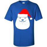 Funny Hamster Christmas t-shirt Santa Hat - Shirt