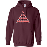 Flamingo Christmas Tree Flamingo - Hoodie