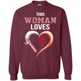 This Woman love Browns NFL football team - Sweatshirt
