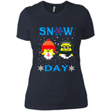 Snow Day Shirt For Houston Rockets Vs Minion Fans pingpong