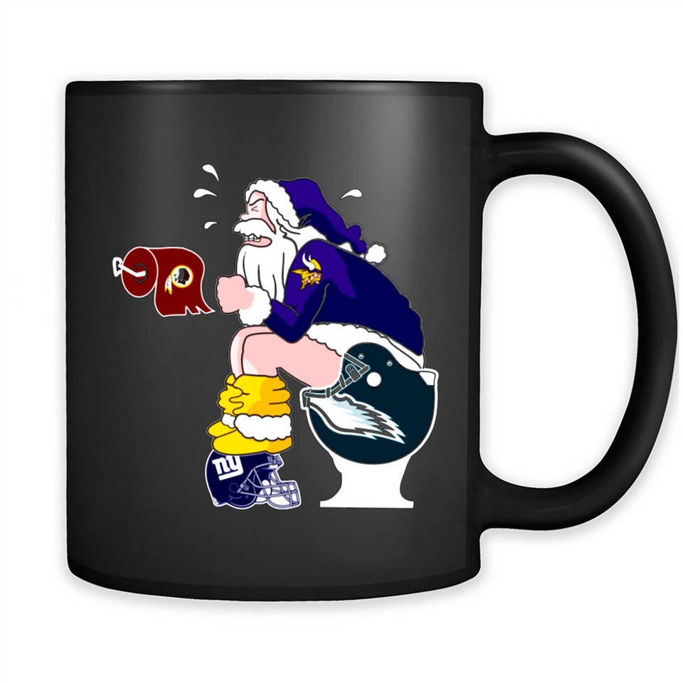 Minnesota Vikings Toilet Santa Claus PINGPONG