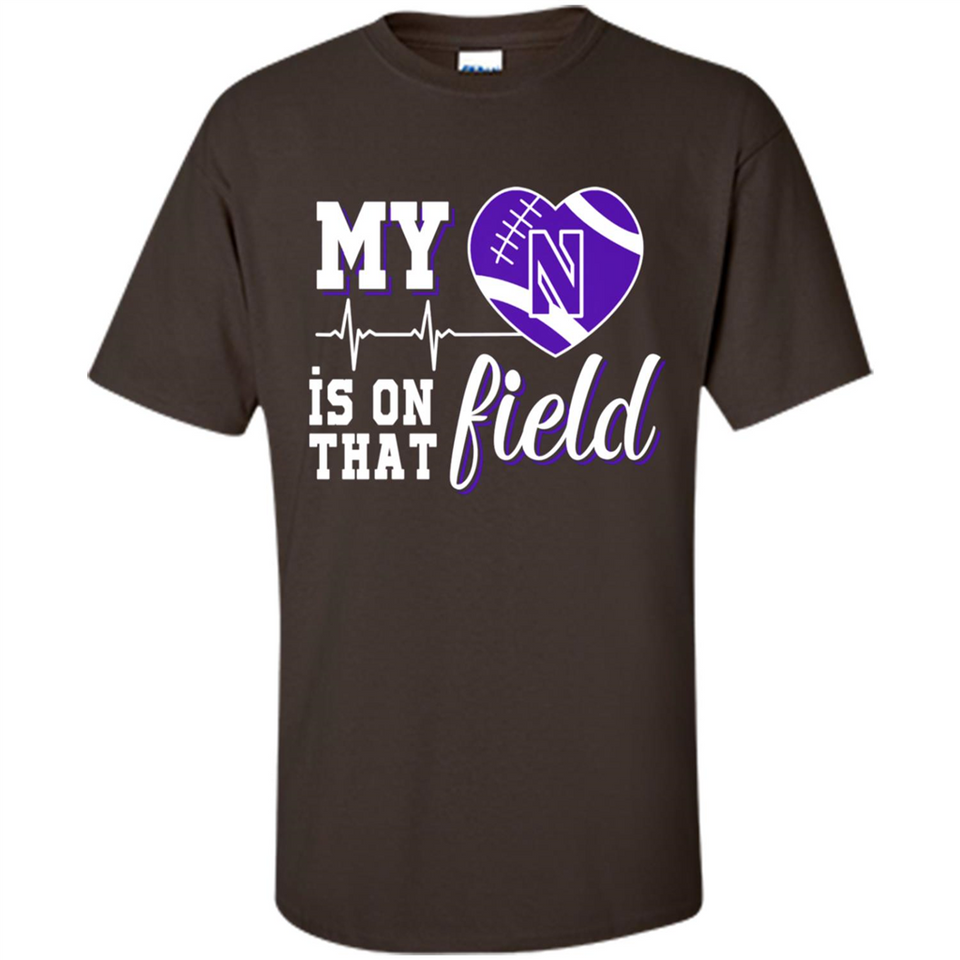 Northwestern Wildcats Football My Heart is on that Field - Shirt