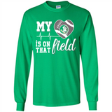 Florida State Seminoles Football My Heart is on that Field - Long Sleeve T-Shirt