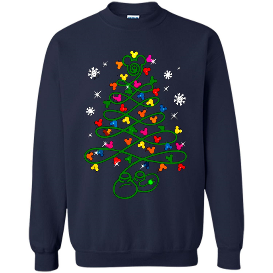 Mickey Mouse Christmas Tree ugly sweater PINGPONG