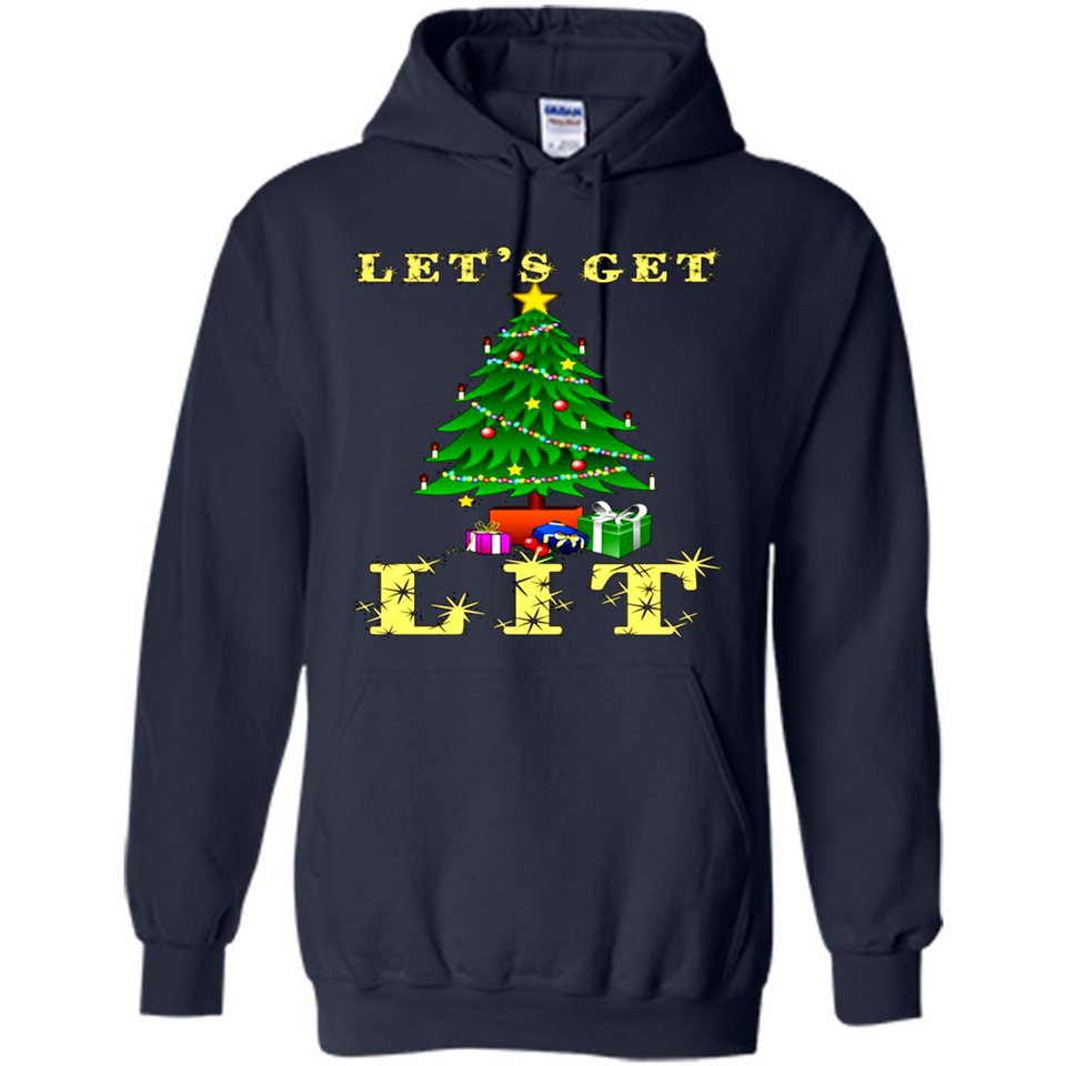 Let’s Get Lit Christmas Drinking sweater PINGPONG