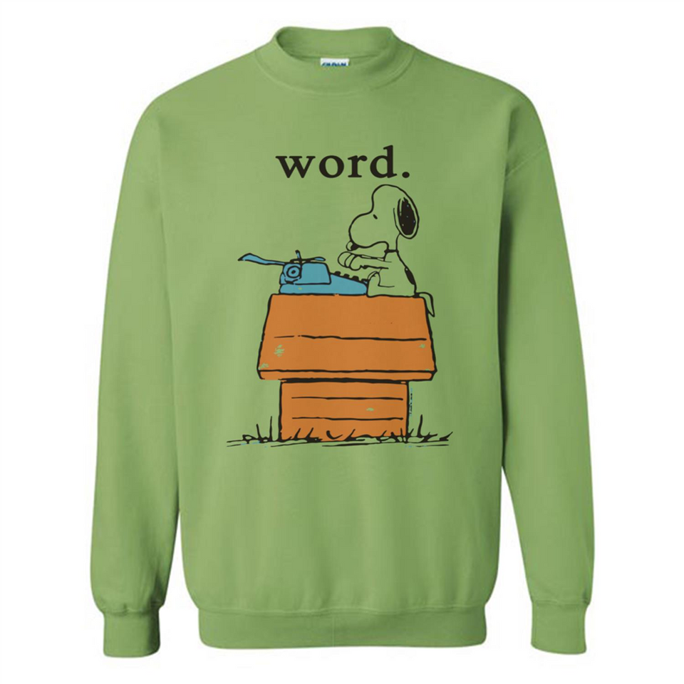 Snoopy Word - Sweatshirt