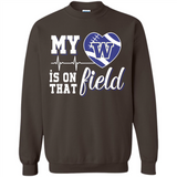 Washington Huskies Football My Heart is on that Field - Sweatshirt