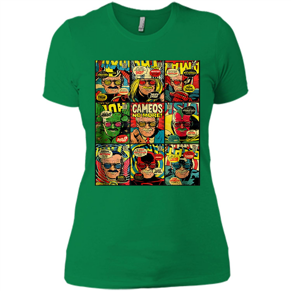 Stan Lee Cosplay Superheroes Shirt Ladies' Boyfriend
