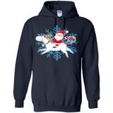 Unicorn And Santa Christmas 1 - Hoodie