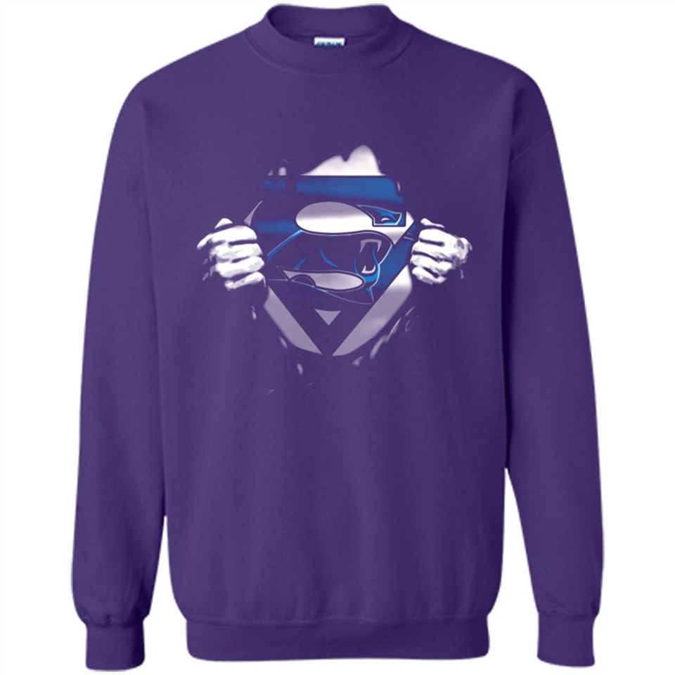 Carolina Panthers And Superman Fans - Sweatshirt
