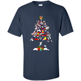 NEW ENGLAND PATRIOTS PLAYERS CHRISTMAS TREE PINGPONG