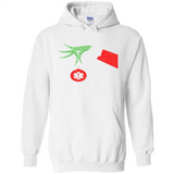 Funny Grinch Hand holding Doctor ornament Christmas Sporty T-Shirt - Hoodie