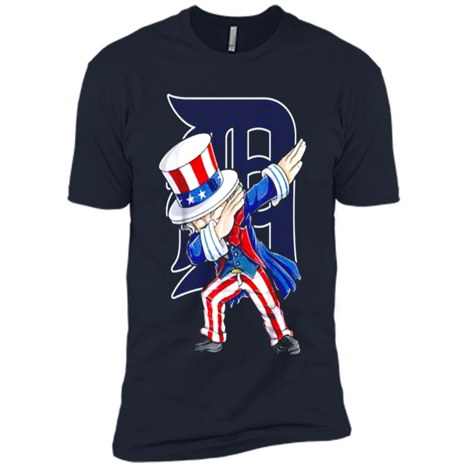 MLB DETROIT TIGERS UNCLE SAM DABBING INDEPENDENCE DAY