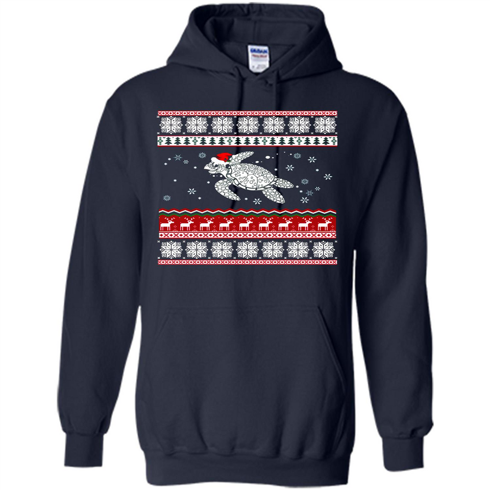 Sea Turtle Ugly Christmas T-Shirt - Hoodie