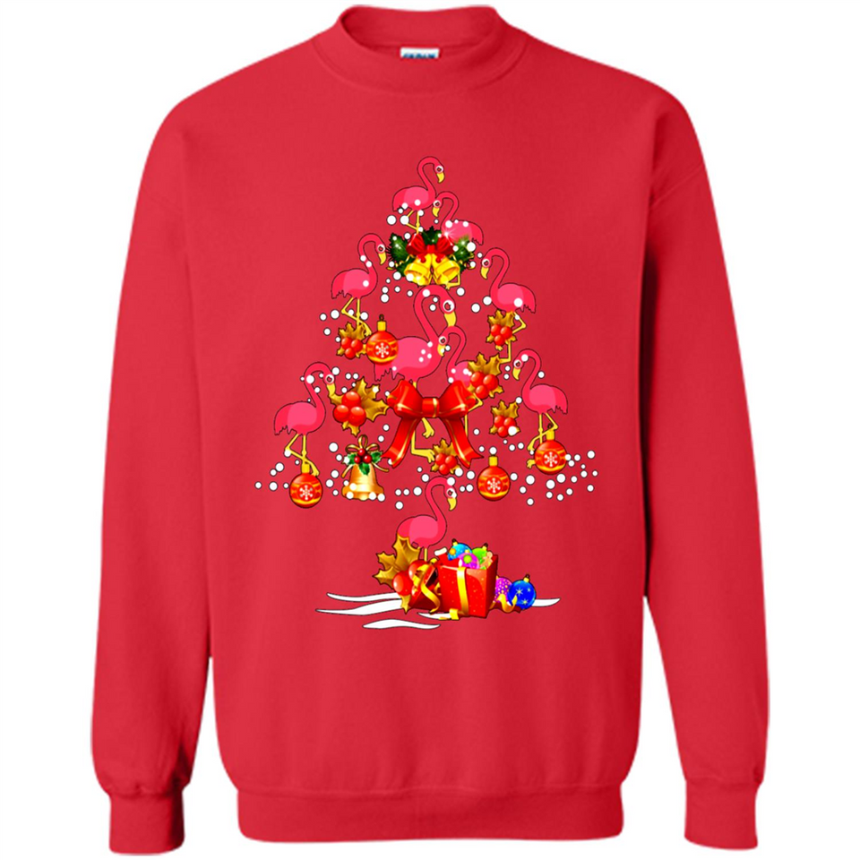 Flamingo Christmas Tree Merry Christmas Flamingo PING PONG