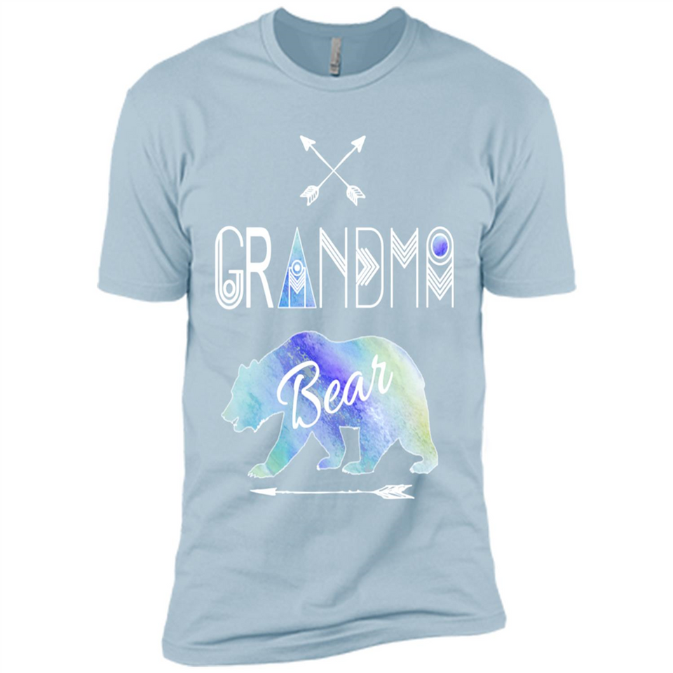 Grandma Bear Shirt Tribal Family Vacation & Camping Tee - Premium Short Sleeve T-Shirt