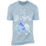 Grandma Bear Shirt Tribal Family Vacation & Camping Tee - Premium Short Sleeve T-Shirt