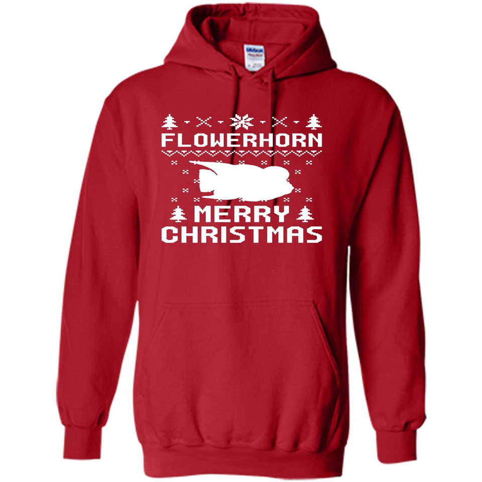 Flowerhorn Christmas T-shirt, Ugly Christmas Sweater - Hoodie