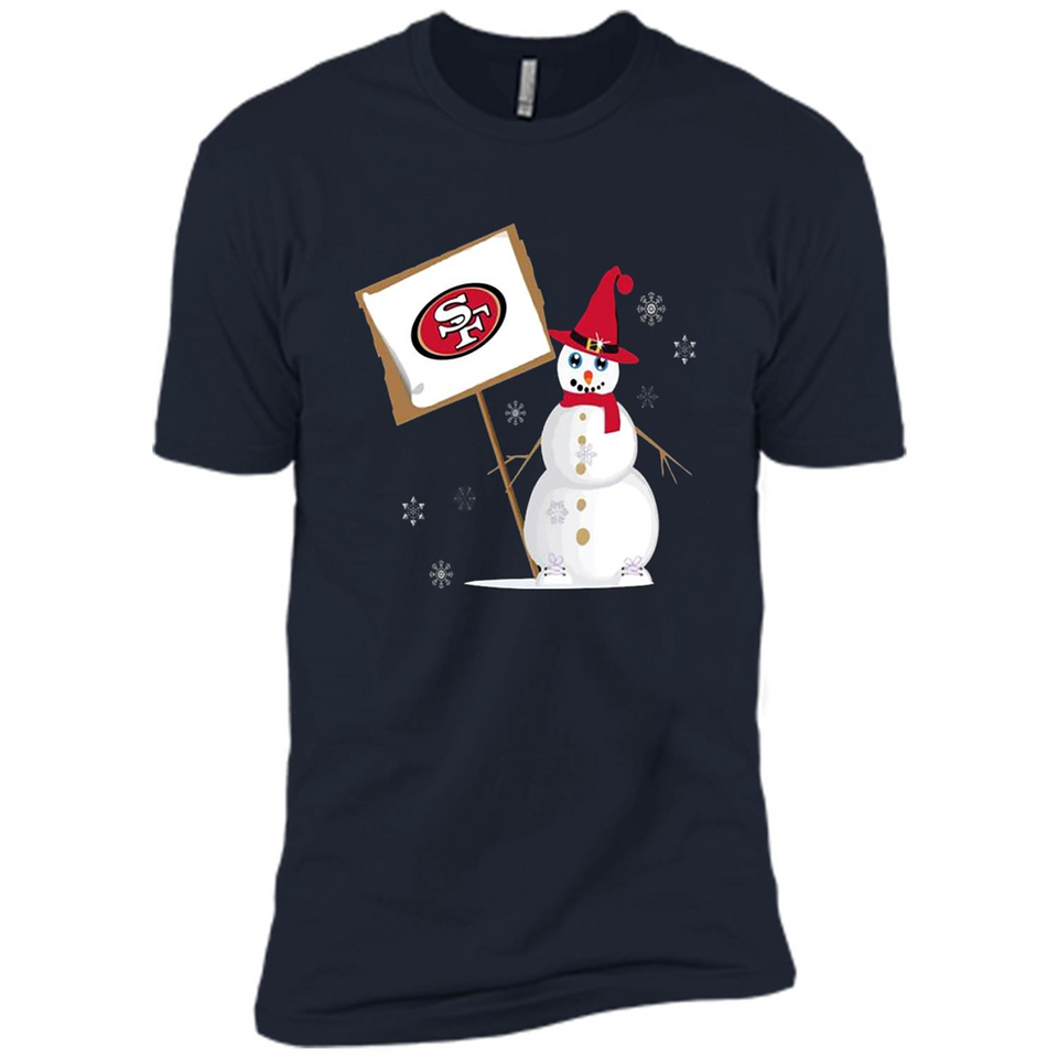 San Francisco 49ers Snowman Funny