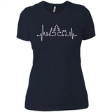 Heartbeat Christmas Tree T-shirt Funny Xmas Costume