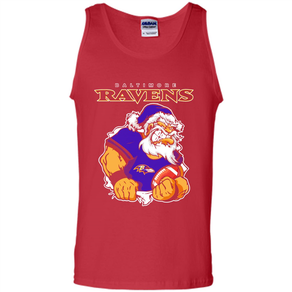 Grumpy Santa Claus Baltimore Ravens Football Team PINGPONG