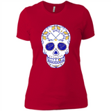 St. Louis Blues Hockey Sugar Skull Day of the Dead