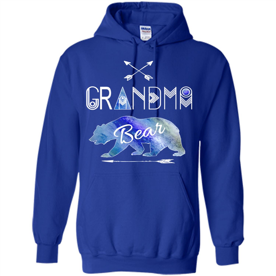 Grandma Bear Shirt Tribal Family Vacation & Camping Tee - Hoodie