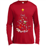 Merry And Bright Plumber Christmas Tree Shirt PINGPONG - Canvas Long Sleeve T-Shirt