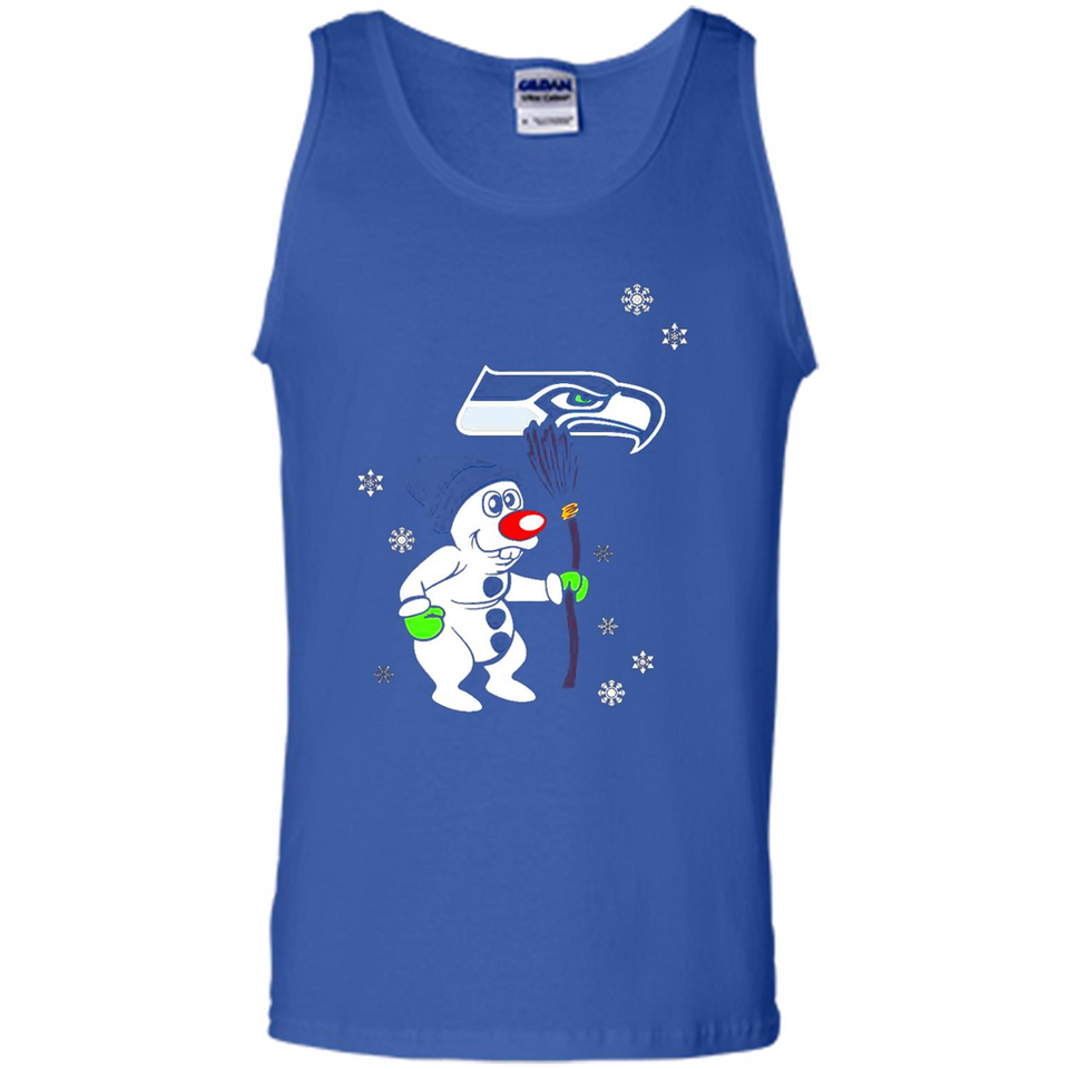Seattle Seahawks Snowman