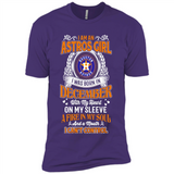 I Am An Houston Astros Girl I Was Born In December With My Heart On My Sleeve A Fire In My Soul And A Mouth I Cant Control - Premium Short Sleeve T-Shirt