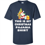 This is My Christmas Pajama Shirt - Santa Bear Tree Gift Tee