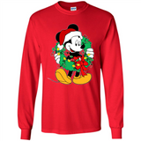 Mickey Mouse Merry Christmas Disney Sweatshirt - Long Sleeve T-Shirt
