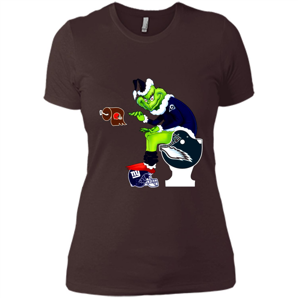 Los Angeles Rams Toilet Grinch Santa Claus Football Fan PINGPONG