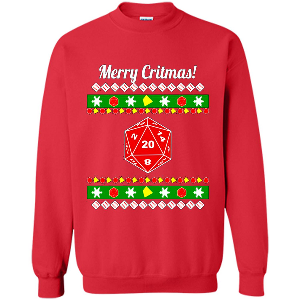 Merry Critmas ugly sweater PINGPONG