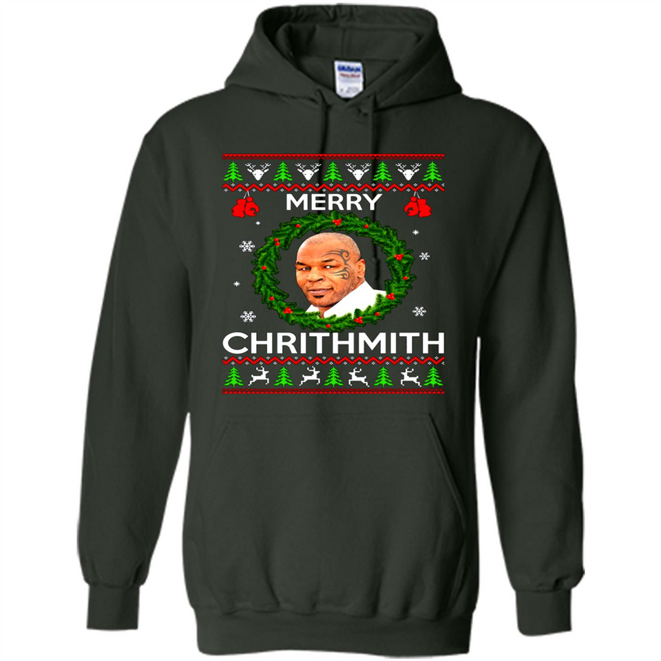Mike Tyson Merry Chritmith Christmas Sweatshirt PINGPONG