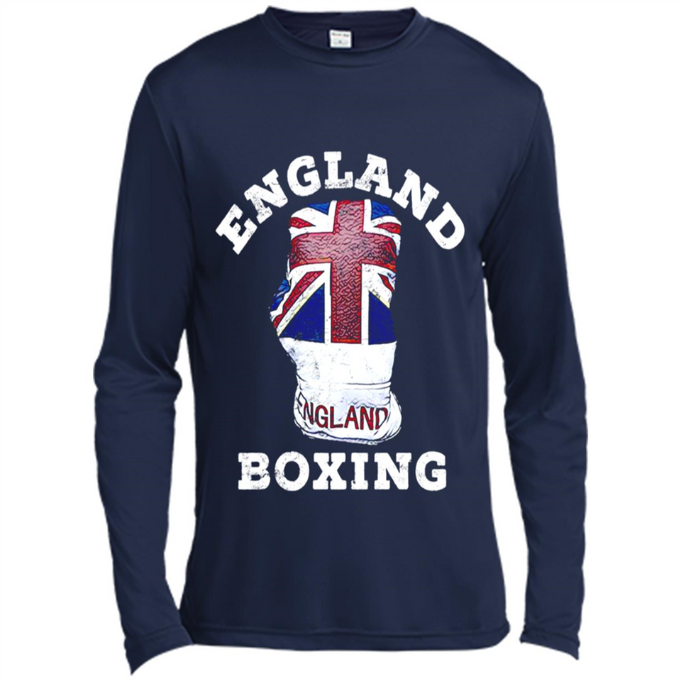 UK and England Boxing - Canvas Long Sleeve T-Shirt