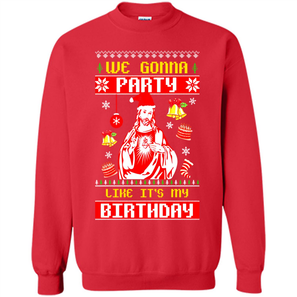 We Gonna Party Like It's My Birthday Jesus Christmas PINGPONG