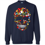 Skull Christmas Decorations Merry Xmas T-Shirt - Sweatshirt