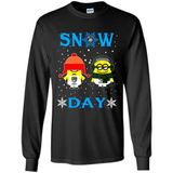 Snow Day Shirt For Brooklyn Nets Vs Minion Fans pingpong