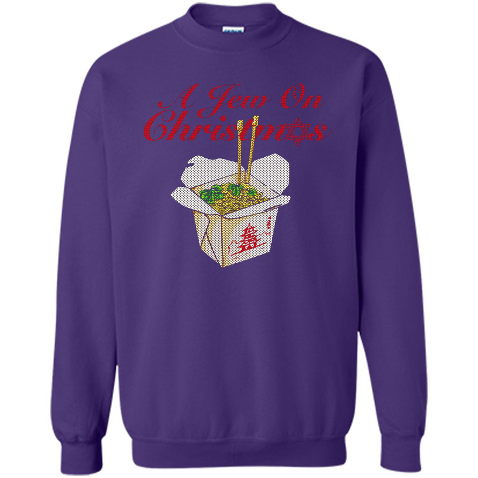 Christmas Ugly Sweater A Jew On Christmas - Sweatshirt