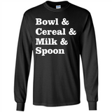 Tasty Cereal Recipe Bowl Milk Spoon