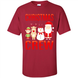 CHRISTMAS CREW Shirt X-mas Santa Snowman Reindeer Elf - Shirt