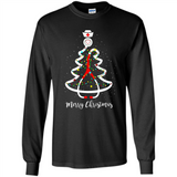 Christmas tree Nurse merry Christmas - Long Sleeve T-Shirt