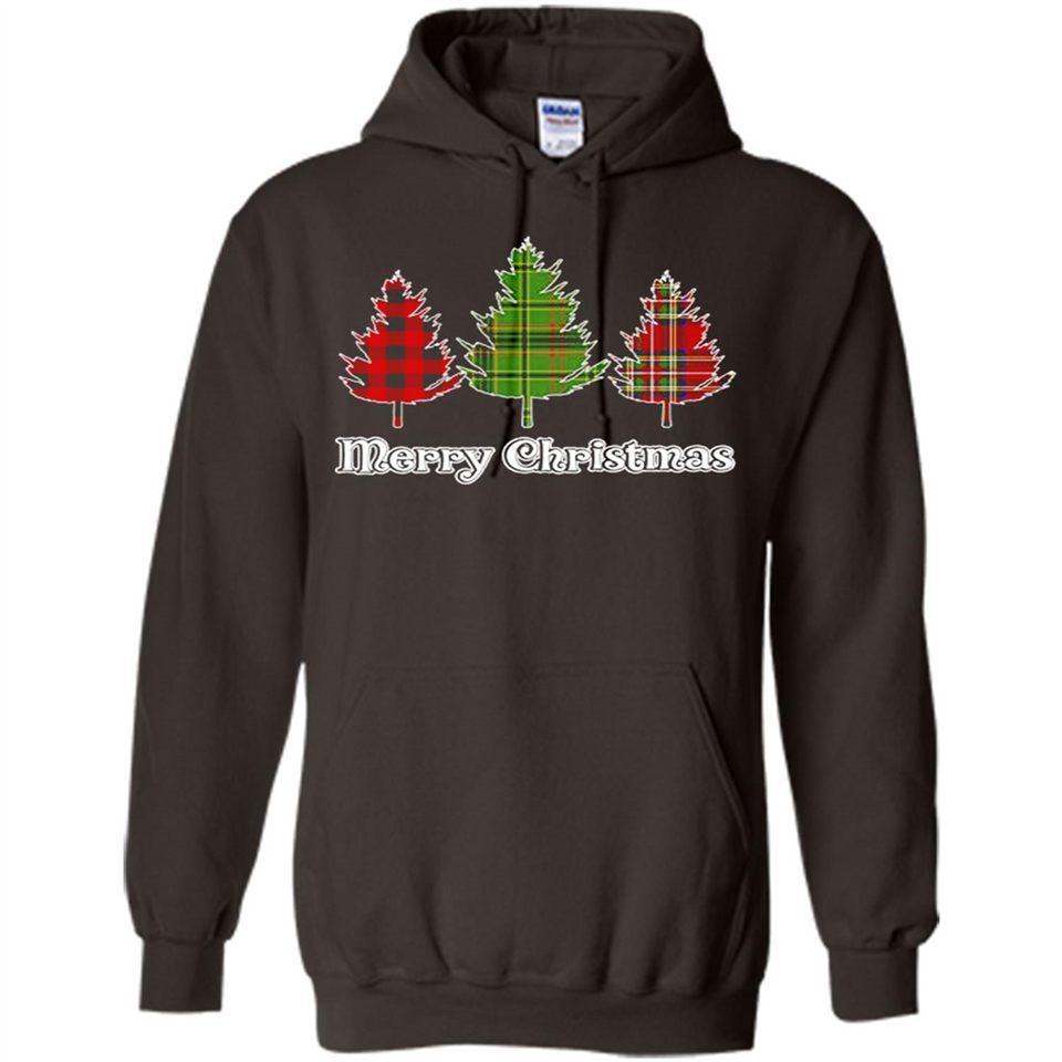 Plaid Christmas Tree Shirt Merry Christmas Plaid is Rad