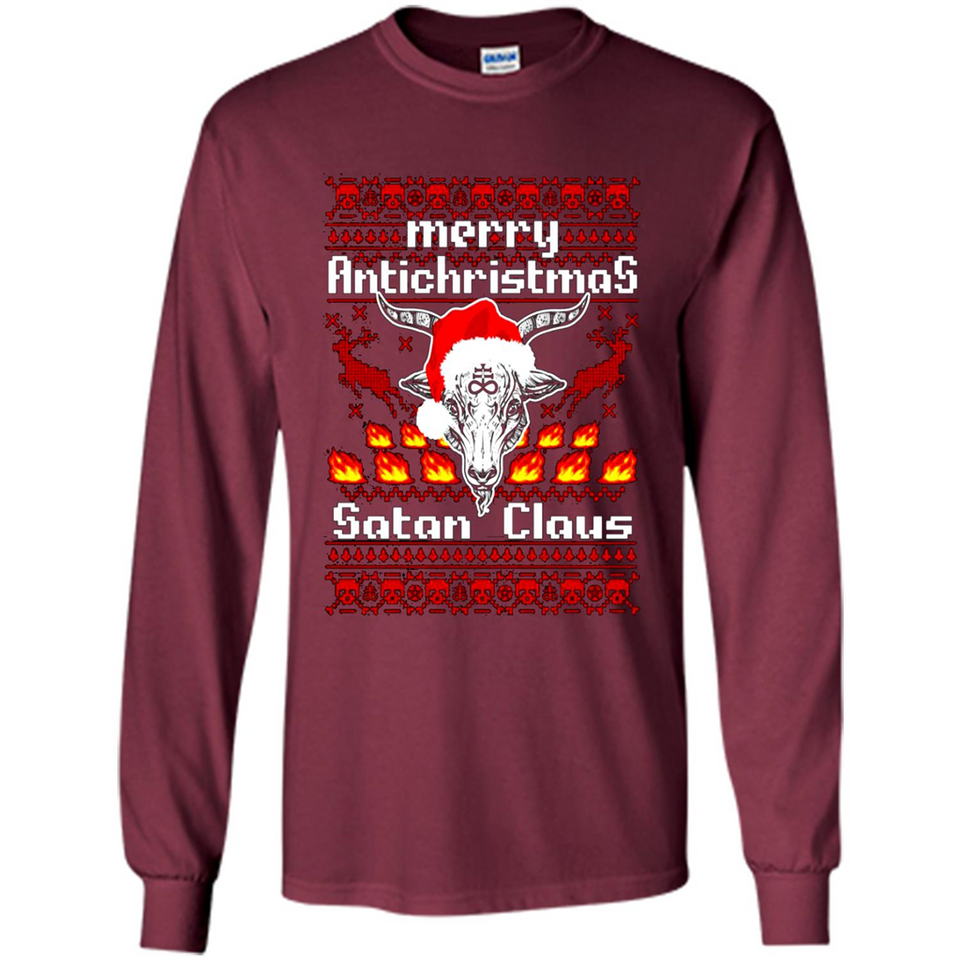 Merry Antichristmas Satan Claus Christmas sweater Sweater PINGPONG