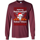 Merry Antichristmas Satan Claus Christmas sweater Sweater PINGPONG